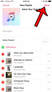 how to create an apple music playlist on an iphone 7