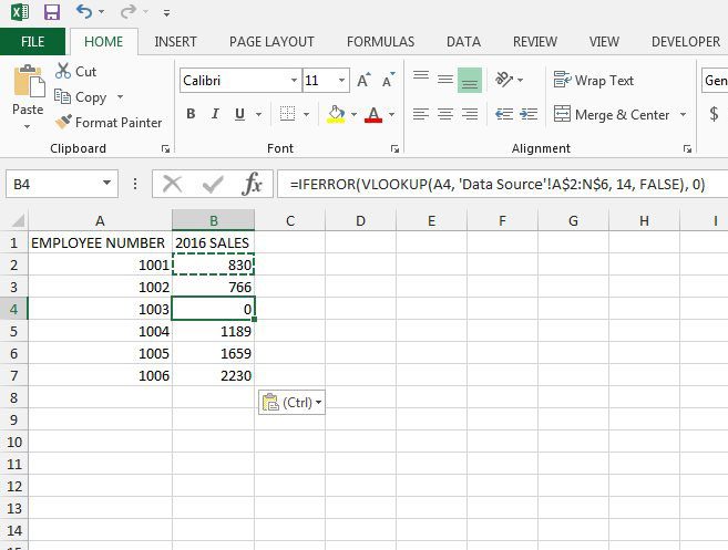 copy and paste the modified formula