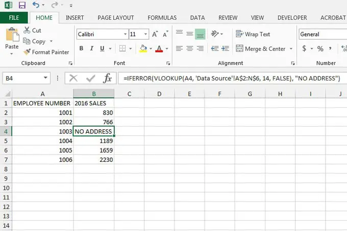 using a custom text string as an error message in excel 2013