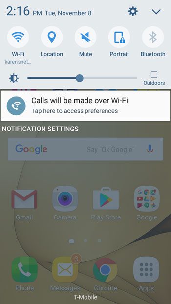 how to enable portrait orientation lock on the galaxy on5