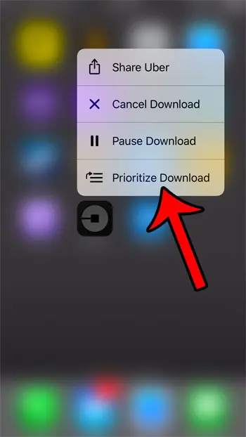 how to prioritize an app update on an iphone 7
