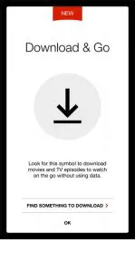 how to download a tv show episode in the iPhone netflix app