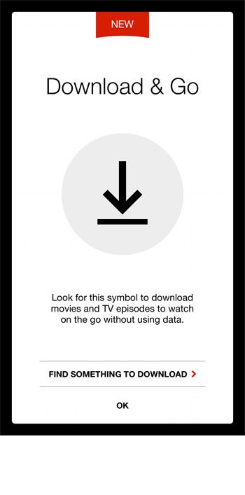 how to download a tv show episode in the iPhone netflix app