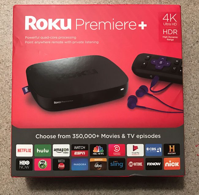 roku premiere + packaging