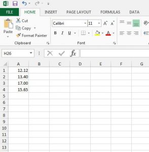 how to always show two decimal places in excel, even if the second number is a zero