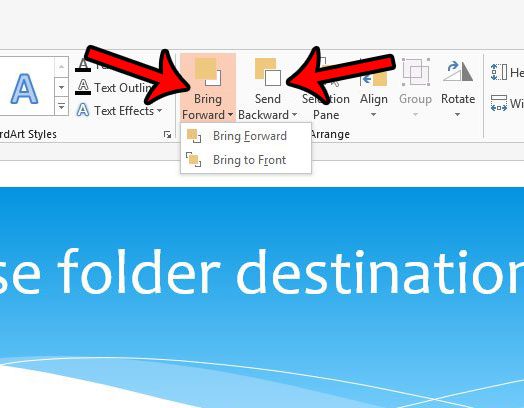 how to change layers in powerpoint 2013