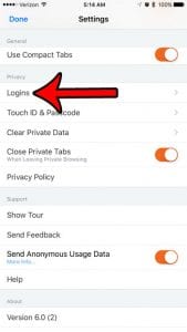 how to view saved firefox passwords on iphone