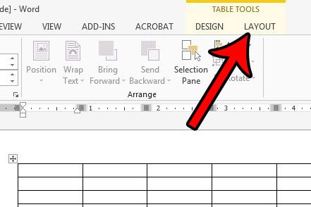 how to add rows to a word 2013 table