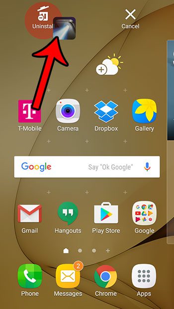 how to remove an android marshmallow app
