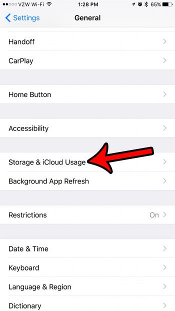 see storage usage by app on iphone