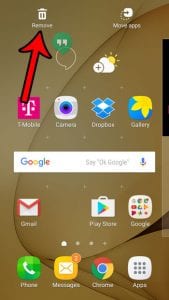 how to remove an app icon from the home screen in android marshmallow