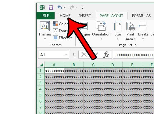 how to apply wrap text to an entire spreadsheet
