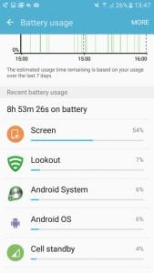 view battery usage statistics in android marshmallow
