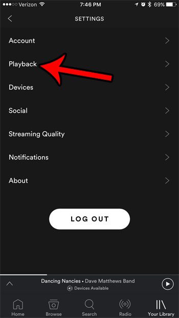how to turn on autoplay for spotify