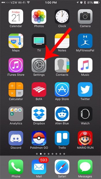 how to reorganize home screen layout on iphone 7