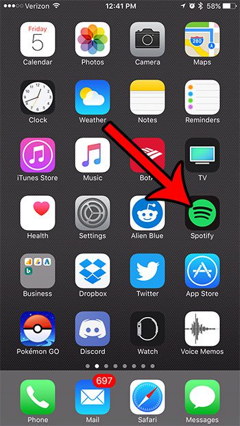 how to delete spotify account from iphone