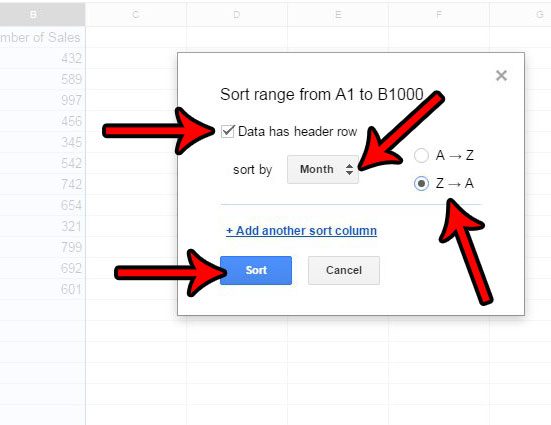 how to alphabetize in google sheets