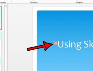 how to move a comment in powerpoint 2013