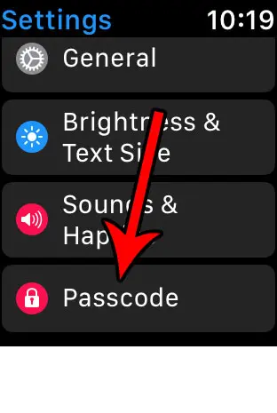 How to turn hotsell passcode off apple watch
