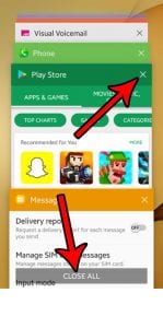 how to close an app in android marshmallow