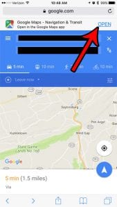how to open discord google map links in google maps
