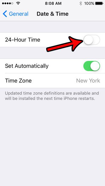 How to Enable or Disable Military Time on iPhone 4 how to switch from 24 hour to 12 hour time format on iphone se