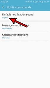 android marshmallow default notification sound