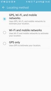 android marshmallow locating method