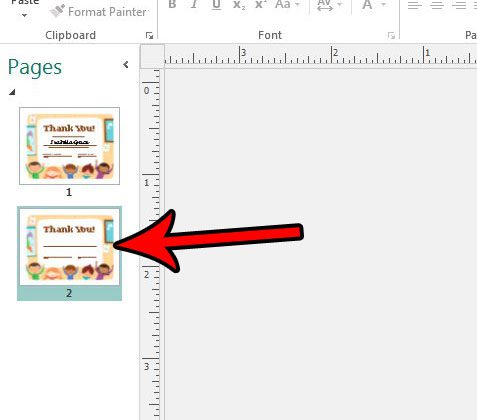 how to create a copy of a page in publisher 2013