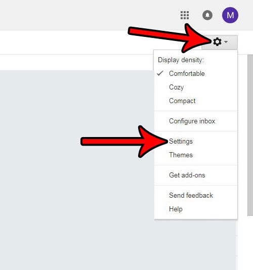 gmail settings