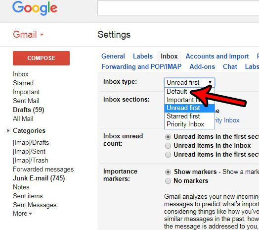 how to switch to tabs in gmail