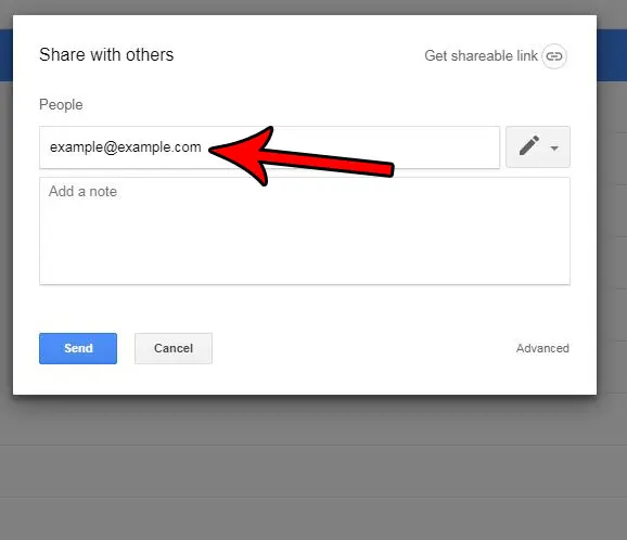 how to send a google docs invitation by email