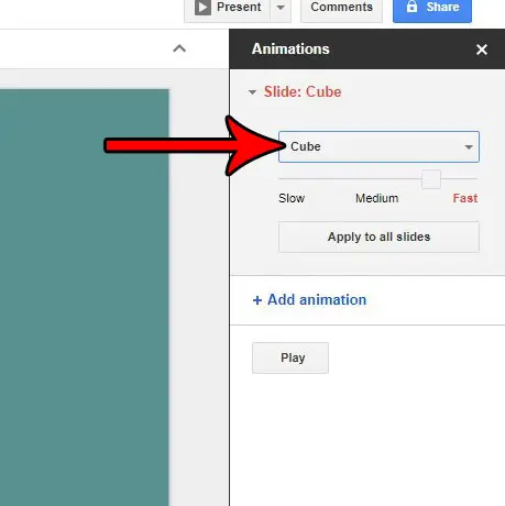 how to add a transition in google slides