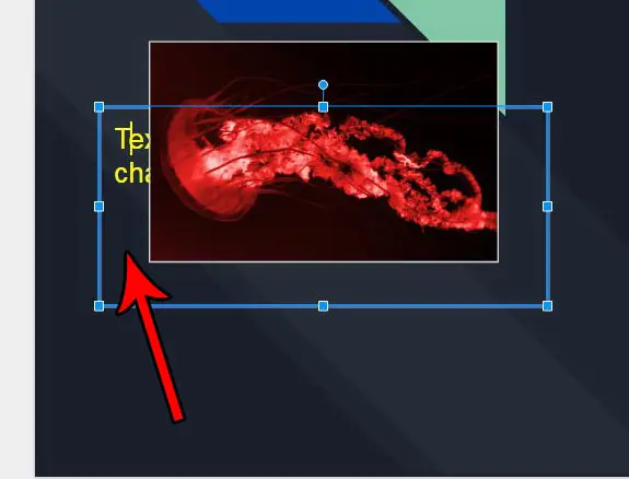 select the slide object to reorder