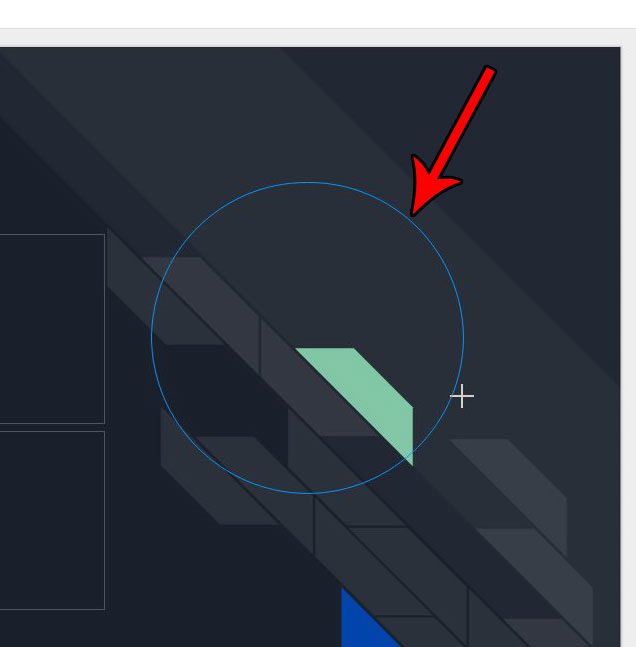 draw the circle in google slides