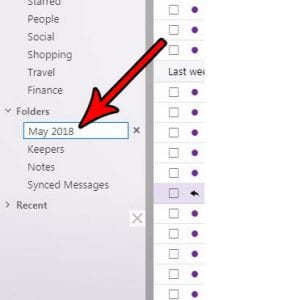 how to create new folder yahoo mail