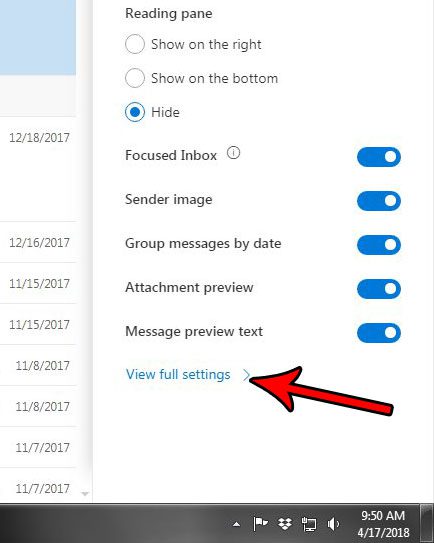 how stop grouping messages by conversation in outlook