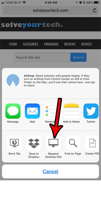 How To Request Desktop Site On iPhone (Safari & Google Chrome) 