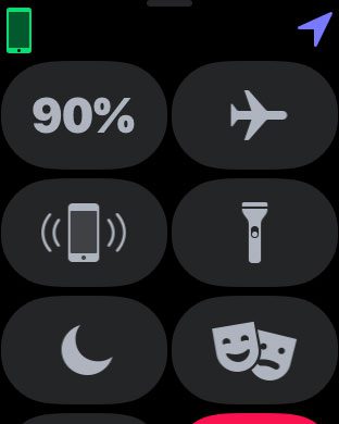 apple watch control center icons