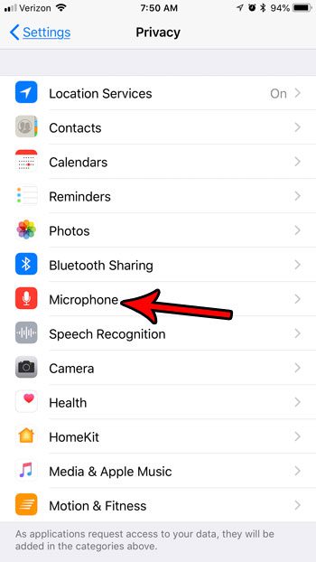 how enable or disable microphone access for spotify