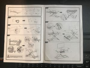 techorbits standing desk instructions