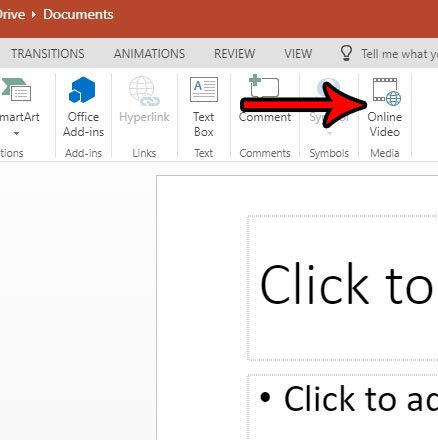 powerpoint online how to add video