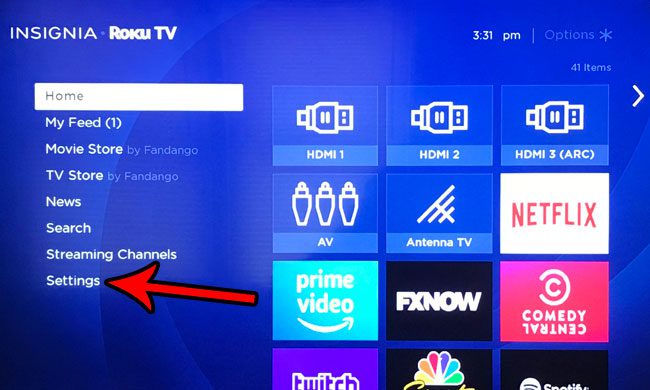 change brightness setting for roku tv