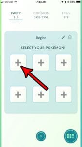 how to create a battle party in pokemon go