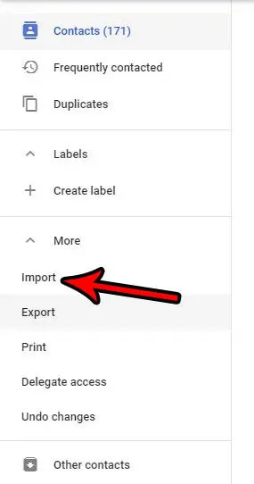gmail contacts csv import