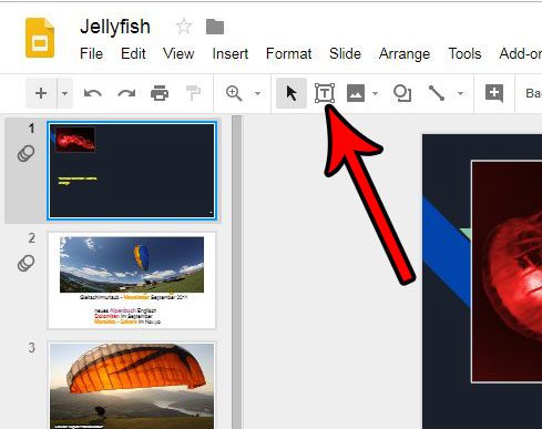 bullet points in google slides