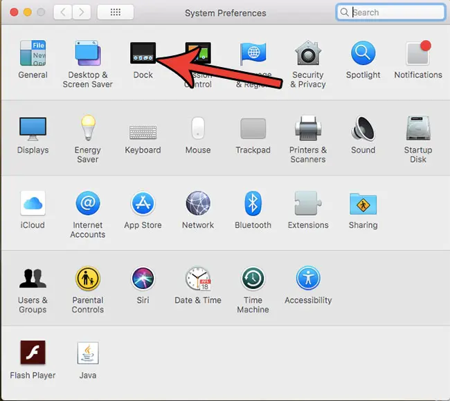 how to hide the dock on a mac