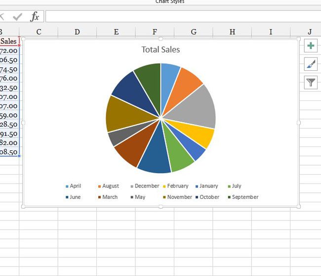 insert a pie chart in excel 2013