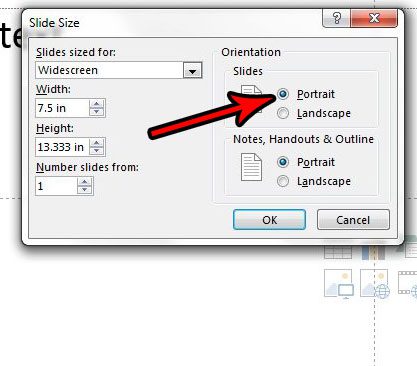 make all slides vertical in powerpoint