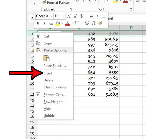 excel 2013 how to name columns